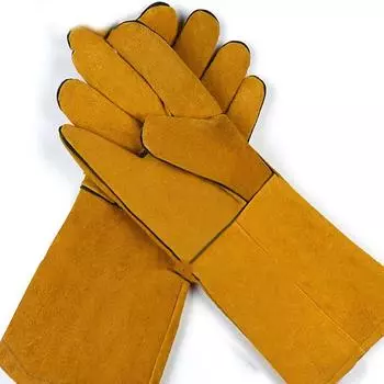 Термоизоляционные рабочие перчатки Износостойкие перчатки Многофункциональные сварочные перчатки Каминная печь 1pair