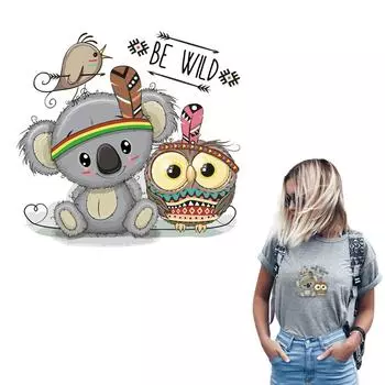 Термоклеевые наклейки Be Wild Animal, термоклеевые наклейки, аксессуары «сделай сам», наклейки в полоску, джинсы, термопресс, аппликация, модная нашивка
