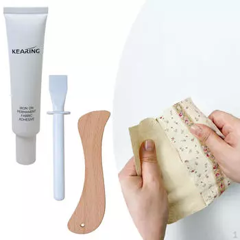 Термоклей для ткани с мягкой связью и подогревом утюгом, молочно-жидкий, универсальные швейные принадлежности