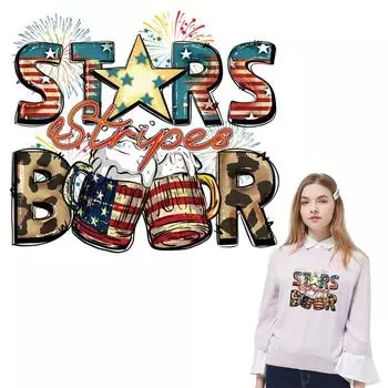 Термоклеящиеся нашивки для одежды, футболки, наклейки для одежды, толстовки, Parches Ropa Diy, термопресс, аппликация в полоску, виниловая нашивка