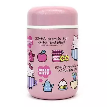 Термоконтейнер Hello Kitty Cooking Class LKT303N из бамбука, популярный персонаж в Корее