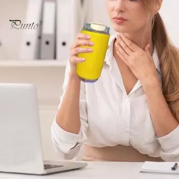 Термокружка для кофе объемом 320 мл, герметичная, изолированная, дорожная кружка, нескользящая, для горячей и холодной воды, нержавеющая сталь, переносная дорожная посуда для напитков серый