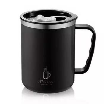 Термокружка из нержавеющей стали 304 с широким горлом, модная и красивая, оптовая продажа Taza, простая офисная кружка, прочная 1