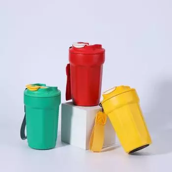 Термокружка из нержавеющей стали, большая емкость, вакуумная изоляция, прочная спортивная кружка для горячих и холодных напитков белый