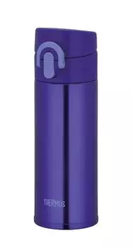 Термокружка мобильная с вакуумной изоляцией открытая синяя BL [с открыванием в одно касание] 0,3 л JNI-300 синий