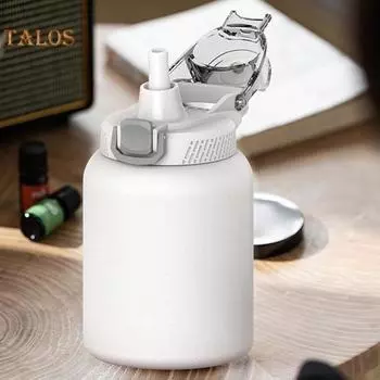 Термокружка с прочным уплотнением, сохраняет тепло, практичная походная спортивная бутылка для воды для повседневной жизни 1000ML фиолетовый