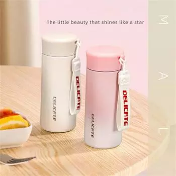 Термокружка с уникальным дизайном, симпатичная студенческая кружка, герметичная, термостойкая, портативная, очень прочная, симпатичная термокружка 350ml