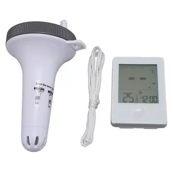 Термометр для бассейна с цифровым дисплеем, легко считываемый, водонепроницаемый, плавающий, беспроводной термометр для бассейна