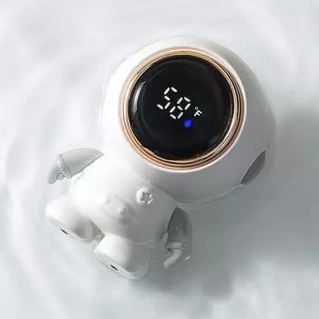 Термометр для детской ванночки, термометр для детской ванночки 2 в 1 с сенсорным светодиодным дисплеем, цифровой термометр для воды с предупреждением о температуре