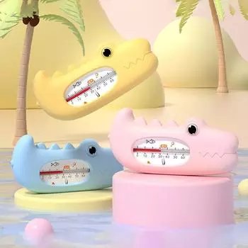 Термометр для детской ванны, измеритель температуры воды для новорожденных, крокодил, безопасные нетоксичные игрушки для ванны и бассейна для детей синий