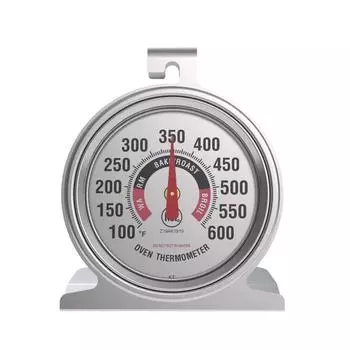 Термометр для духовки, барбекю, выпечка, 2,75-дюймовый циферблат, классическая серия, кухонный термометр из нержавеющей стали