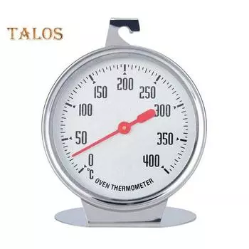 Термометр для духовки, долговечный, термостойкий, полезный, эффективный, не требует батарейки, термометр для духовки для барбекю серебряный