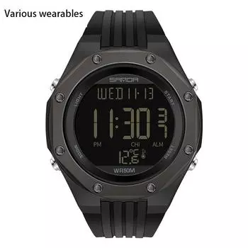 Термометр для измерения температуры тела, электронные часы в мужском и женском стиле с одним механизмом