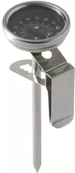 Термометр для кофе KOGU, сделано в Японии, нержавеющая сталь, кофе, капельный, подходящая температура, зажимного типа, 0-100 °C, 42161, Tsubamesanjo Shimo