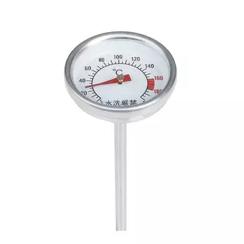 Термометр для сковороды темпура Pearl Metal 90 мм аналоговый HC-607 серебряный