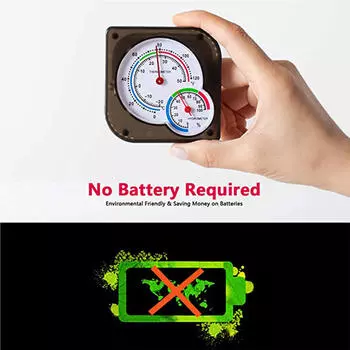 Термометр Гигрометр Комнатный Циферблат Настольный и Фаренгейт Температура Влажность Мини для Дома Комнаты