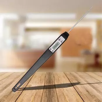 Термометр с цифровым дисплеем, электронный датчик для воды, измеритель температуры молока белый