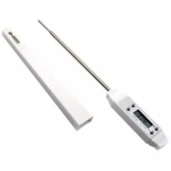 Термометр с цифровым дисплеем, электронный датчик для воды, измеритель температуры молока белый