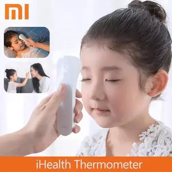 Термометр Xiaomi iHealth, ручной точный цифровой инфракрасный клинический термометр для бесконтактного измерения, светодиодный показан для детей