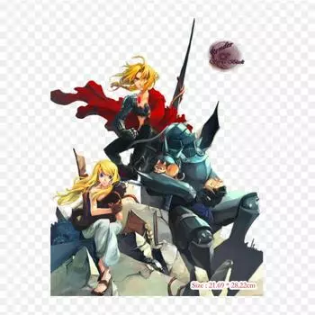 Термонаклейка нашивка на одежду цельнометаллический алхимик Эдвард Элрик Уинри Рокбелл железная нашивка для платья-футболки DIY моющаяся аппликация A-Level