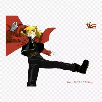 Термонаклейка нашивка на одежду Эдвард Элрик Альфонс Элрик гладильная нашивка для платья-футболки DIY моющаяся аппликация А-уровня