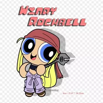 Термонаклейка нашивка на одежду с рисунком Эдварда Элрика Уинри Рокбелл, железная нашивка для футболки, платья, сделай сам, моющаяся аппликация А-уровня