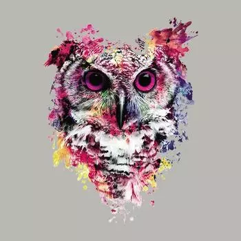 Термонаклейка с изображением совы, теплопередача, виниловая аппликация, модные топы «сделай сам», железная нашивка для мужчин и женщин, футболка, наклейки на одежду