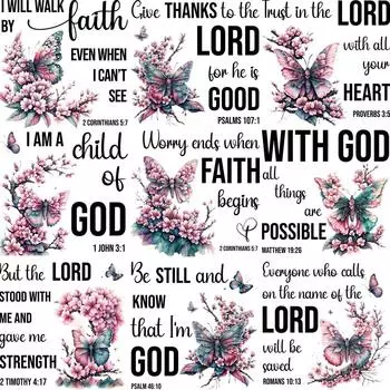 Термонаклейки Буквы Бабочки Нашивки Аксессуары для одежды Стираемые Термопереносные Аппликации Нашивки На Одежду