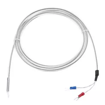 Термопара типа K из ПТФЭ, 2 провода, водонепроницаемая, коррозионная стойкость