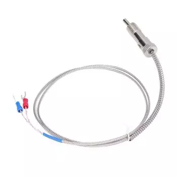 Термопара типа K, никель-кремниевая пружина сжатия, термопара для датчика температуры M12 1 м