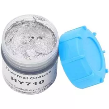 Термопаста, высокопроизводительная термопаста, HY710 15 г 3,17 Вт, теплопроводящая паста для охлаждения радиатора, серебристая серый