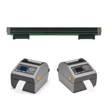 Термопечатающая головка для принтера штрих-кодов Zebra ZD420 ZD620, сменная, разрешение 203 точек на дюйм, 300 точек на дюйм, P1080383-001, металлическая подставка 203