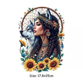 Термопереносная наклейка на футболку с изображением животных для девочек-принцесс, термопресс, аппликация своими руками, толстовки с капюшоном, наклейки для одежды, приклеиваемые утюгом