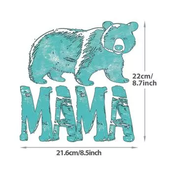 Термопереносная нашивка на День матери, подарок, нашивки, толстовки Ropa, термопресс, аппликация, самодельная одежда, наклейки, футболка, термоперенос