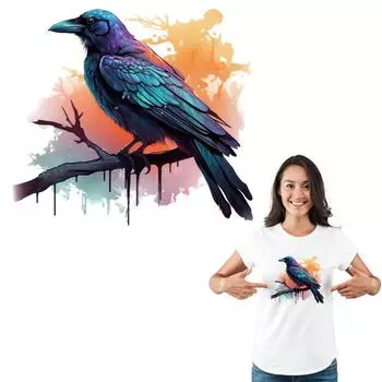 Термопереводные наклейки с акварельными птицами Have A Rest Термопресс Diy A-Level Моющиеся виниловые толстовки Топы Нашивка с животными