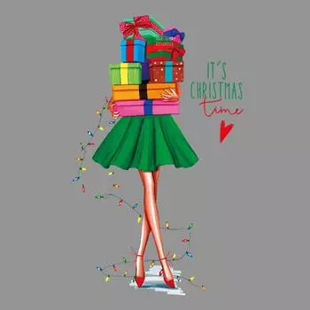 Термопереводы на Рождество, теплопередача, новая модная футболка «сделай сам», украшение для джинсов, моющаяся наклейка на одежду, железный подарок 4.9x8 cm