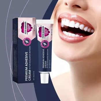 Термопластичный клей для зубных протезов, термопластичный клей для зубных протезов, термопластичный клей для зубных протезов, безопасный клей для зубных протезов One Size белый