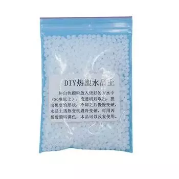 Термопластиковая самодельная почва для формирования кристаллов Высококачественная термопластиковая кристаллическая глина Развивающие игрушки White 50g