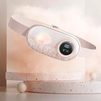 Термопояс llano Hot Belt Новое поступление зимой 2024 года Большая емкость 5000 мАч 10 типов регулировки температуры Функция вибрации Перезаряжаемый