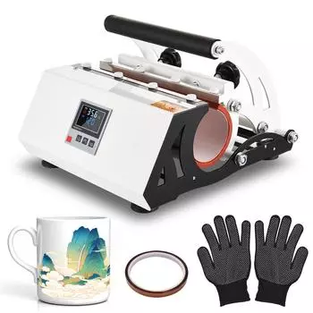 Термопресс для стаканов объемом 11-30 унций и диаметром 2,9-3,4 дюйма, стаканов, кружек и стаканов для кофе US plug белый