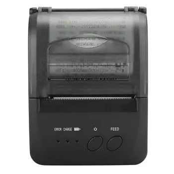 Термопринтер беспроводной легкий для Bluetooth Linux Android IOS EU Plug