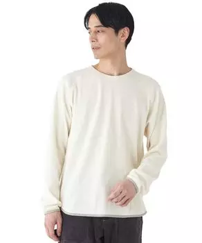 Терморукав с окантовкой для футболки Natural [Cliff Mayer] для мужчин, X-LARGE,