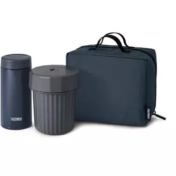 Термос Bento Box Noodle Container Navy JEC-1000 NVY для тепло- и холодоизоляции