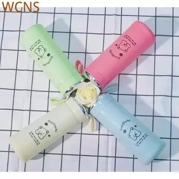 Термос-чашка для воды, кофе, чая, 280 мл, оптовый детский подарочный стакан для фестиваля, детский счастливый медведь 2024 года, популярный креативный 280ml