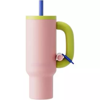 Термос для воды Bawang Cup, бутылка для питья, зеленая вращающаяся чашка 1000 мл