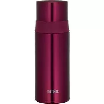 Термос для воды из нержавеющей стали, тонкая бутылка, бордовый цвет, 350 мл FFM-351 BGD