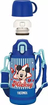 Термос для воды с вакуумной изоляцией Mickey Blue BL 2-Way 0.6L/0.63L FHO-601WFDS