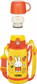 Термос для воды с вакуумной изоляцией Miffy Yellow Y 2-Way 0.6L/0.64L FJO-600WFB жёлтый