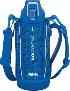 Термос для воды, спортивная бутылка с вакуумной изоляцией, синяя, серебристая, только для холодного хранения BLSL 0,8 л FHT-801F