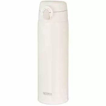 Термос для воды, термокружка с вакуумной изоляцией, 500 мл, альпийский белый, съемный носик для легкой очистки, сверхлегкий и компактный, открывается одним нажатием